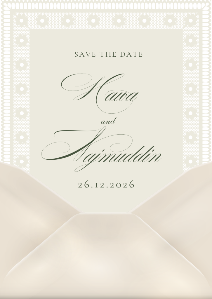 Walimatul Urus Hawa & Najmuddin - Save The Date